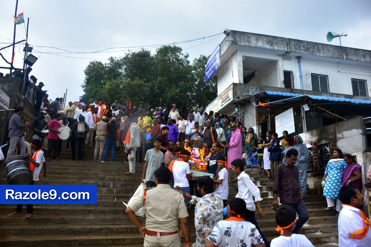 Razole Taluka Ganesh Nimajjanam